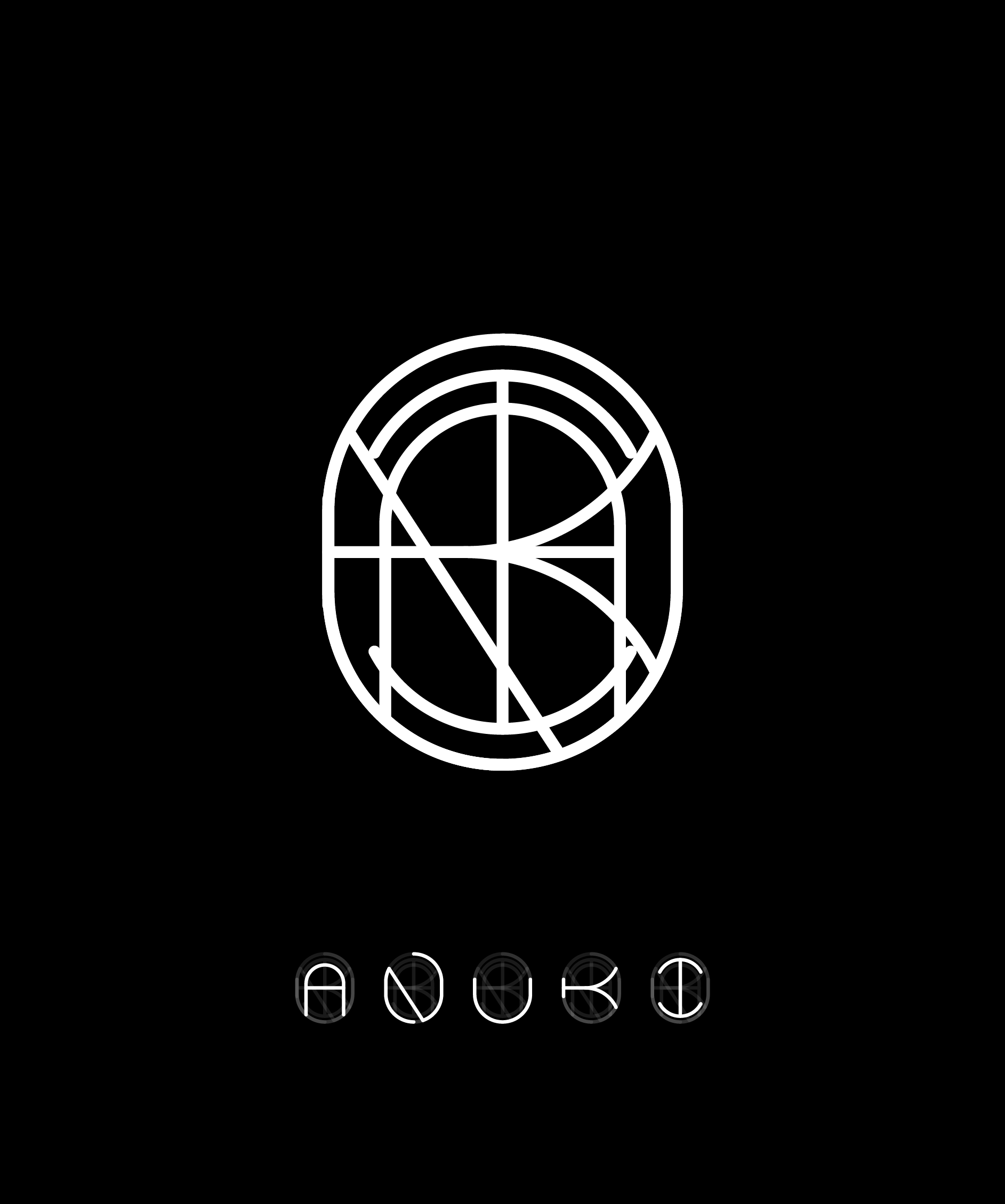 Anuki geometric monogram